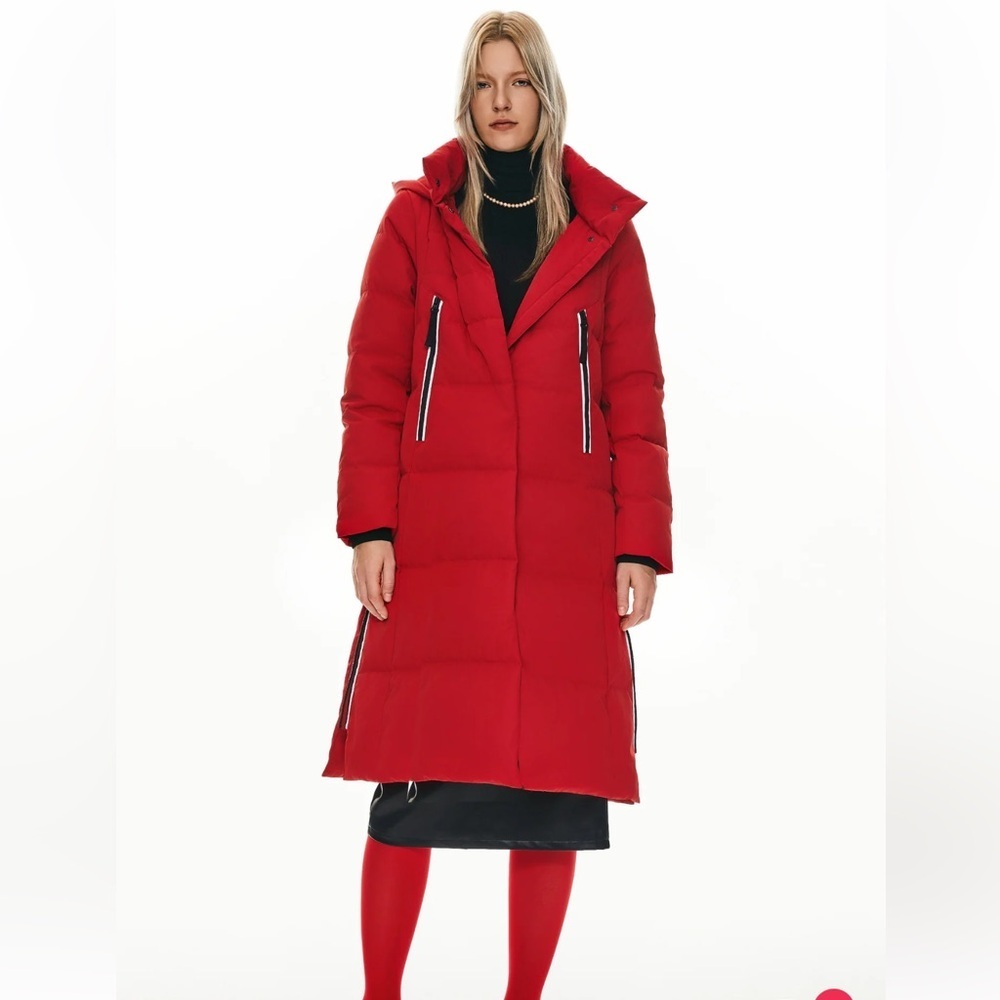 Orolay Thickened Down Jacket Red size large